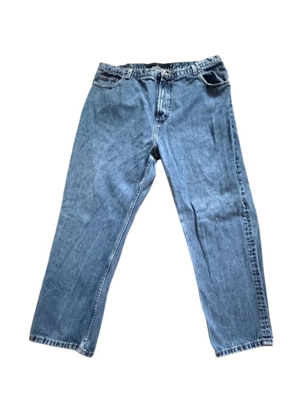 Nautica Mens Relaxed Fit Medium Wash Denim Jeans-42x30-GUC